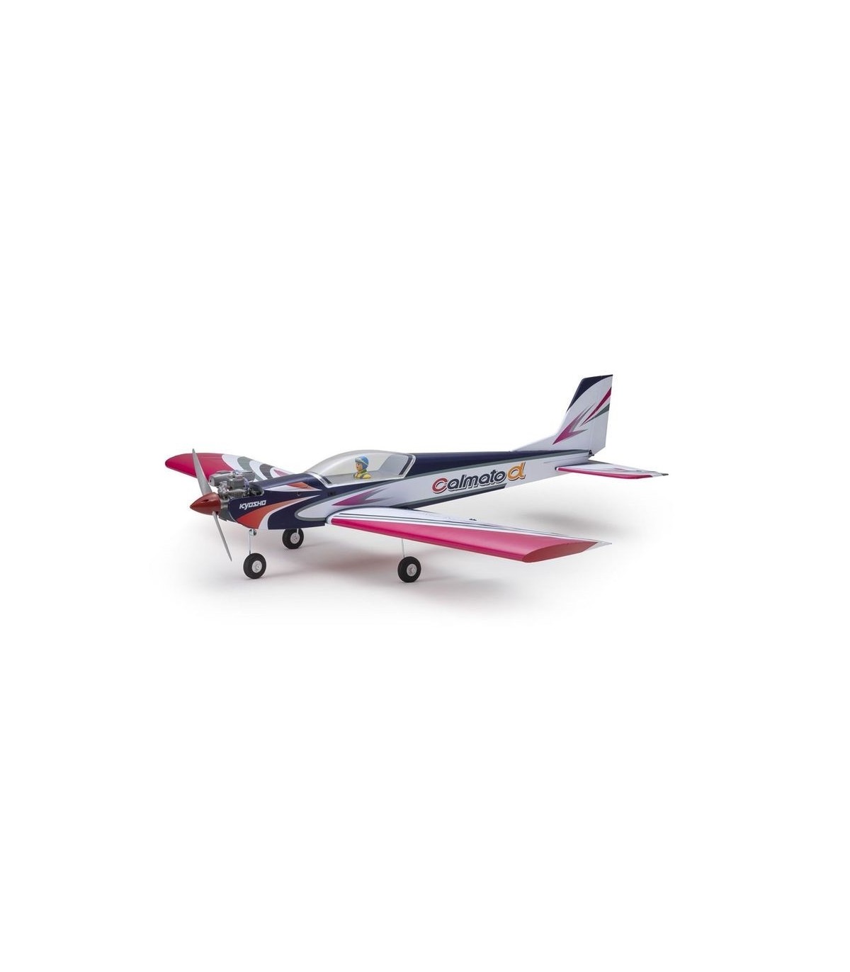 Avión deportivo Kyosho Calmato Alpha 40 (ala baja) púrpura 1.60 m