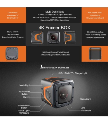 FOXEER CUADRO DE 4K HS1201