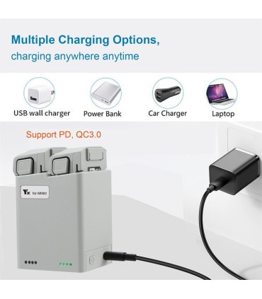 Chargeur multiple pour DJI Mini 3 Pro