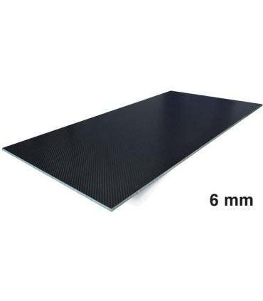 Plaque sandwich carbone Mycell-Airex 350 x 150 x 6 mm