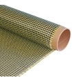 Tissu en fibre de carbone-Kevlar 164g (rouleau de 1m x 100cm)