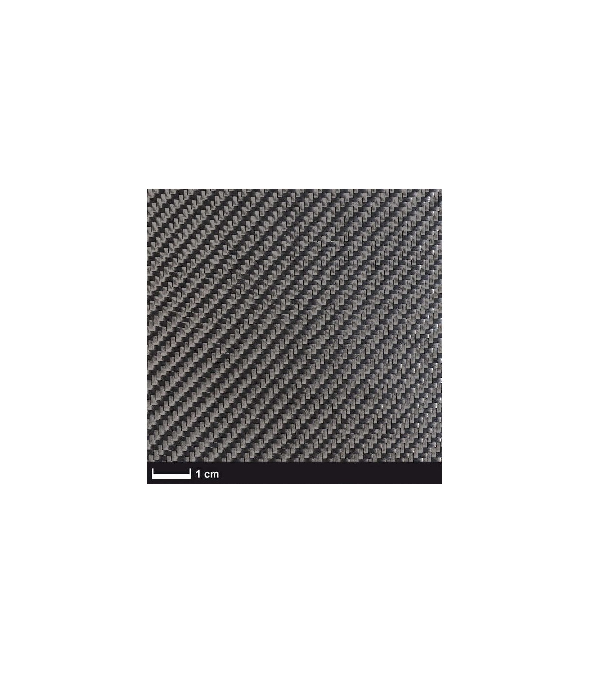Tissu en fibre de verre rendu carbone 280g (rouleau de 2m x 100cm)