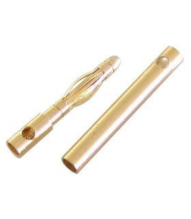 Connecteurs or 2mm (10 paires)