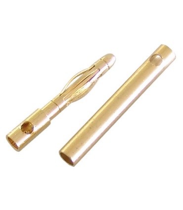 Connecteurs or 2mm (10 paires)