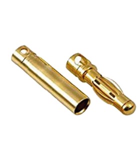 Connecteurs or 4mm (10 paires)