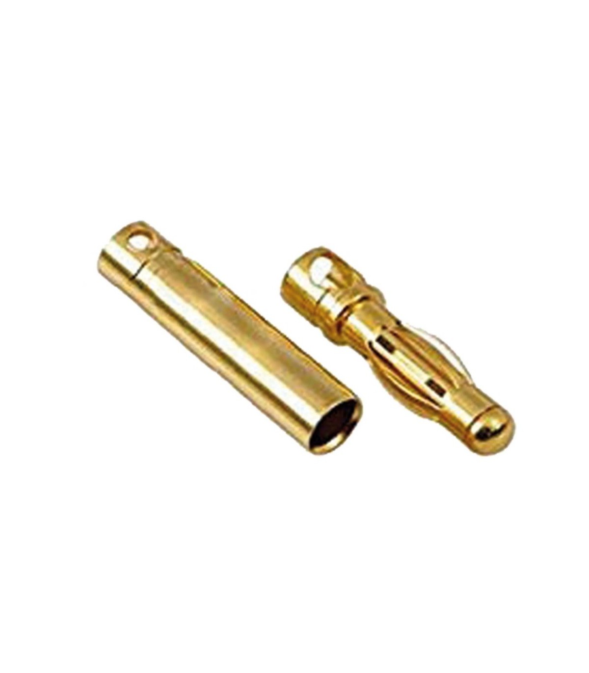 Connecteurs or 4mm (10 paires)