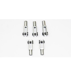 Chapes alu M3 (par 5)