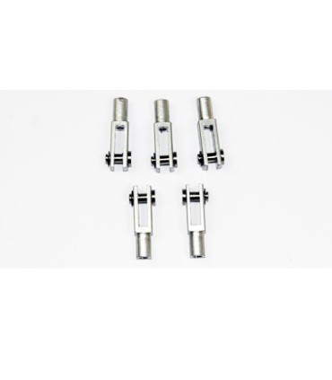 Chapes alu M3 (par 5)