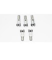 Chapes alu M3 (par 5)