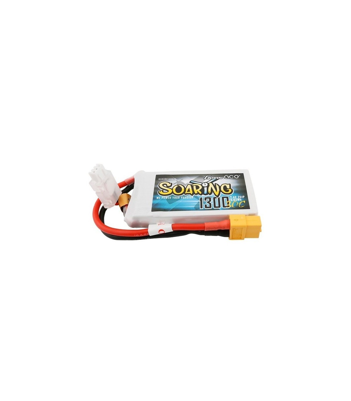 Batterie Lipo Gensace SOARING 1300mAh 30C 7.4V