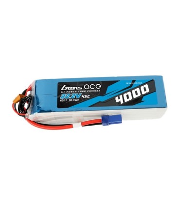 Batterie lipo Gensace 4000 mAh 6S 45C