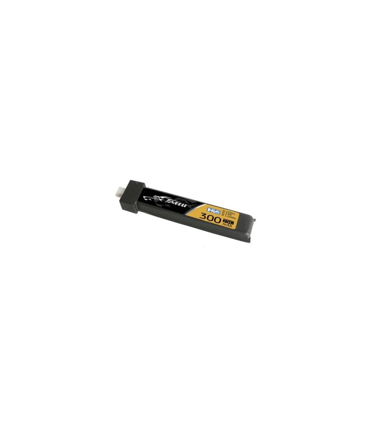 Batteries Tattu 300mAh 1S HV 75C BT2.0 (par 5)