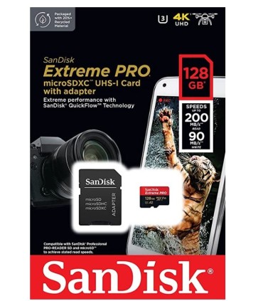 Carte Micro SD SanDisk Extreme Pro 128Go