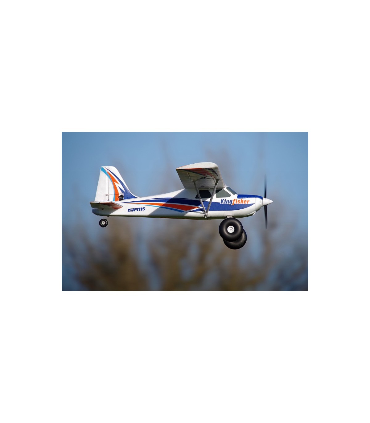 Avion Kingfisher PNP FMS avec skis et flotteurs