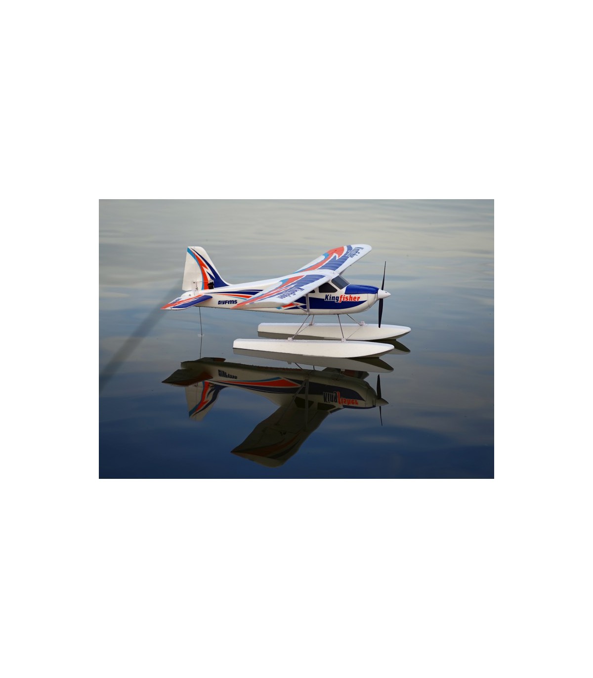 Avion Kingfisher PNP FMS avec skis et flotteurs