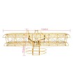 Maquette d'avion en bois Maquette WRIGHT FLYER 500mm