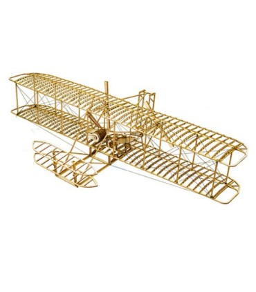 Maquette d'avion en bois Maquette WRIGHT FLYER 500mm