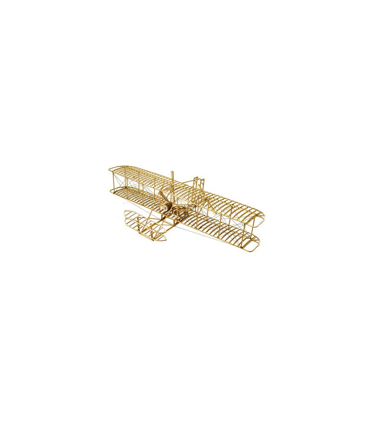 Maquette d'avion en bois Maquette WRIGHT FLYER 500mm