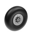 Roues avion caoutchouc diam 90mm Gforce (par 2)