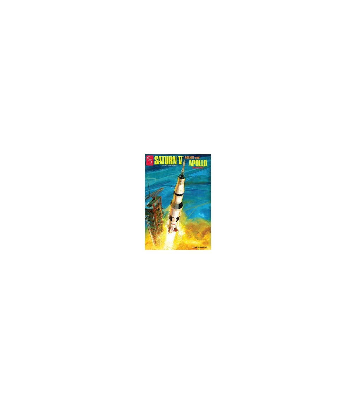 Maquette de fusée en plastique Saturn V 1/200