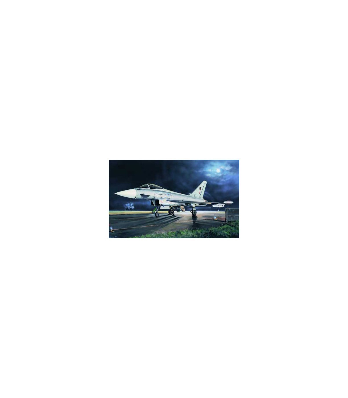 Maquette d'avion en plastique Typhoon 2000A 1/72