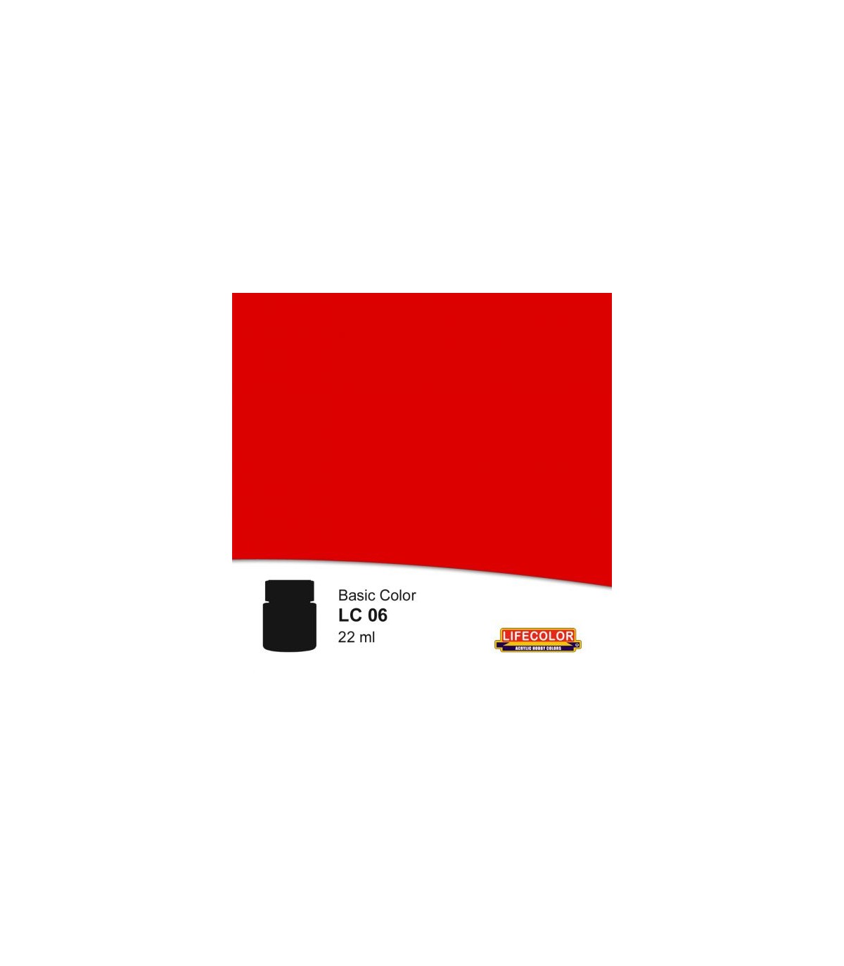 Peinture acrylique ROUGE MAT 22ml