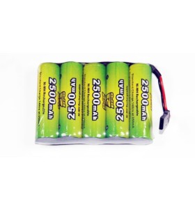 PACK batterie NiMH pour récepteur 6V 2500mAh JR
