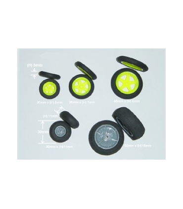 Roues mousse 46/8mm