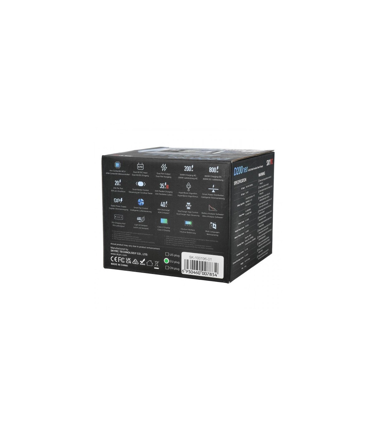 Chargeur SKYRC D200 Neo Duo (AC200W - DC2x400W)