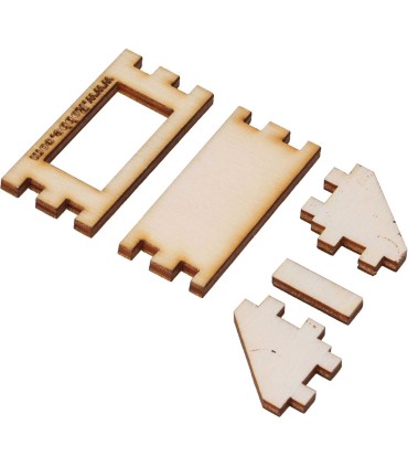 Support pour servo standard bois Robbe