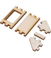 Support pour servo standard bois Robbe