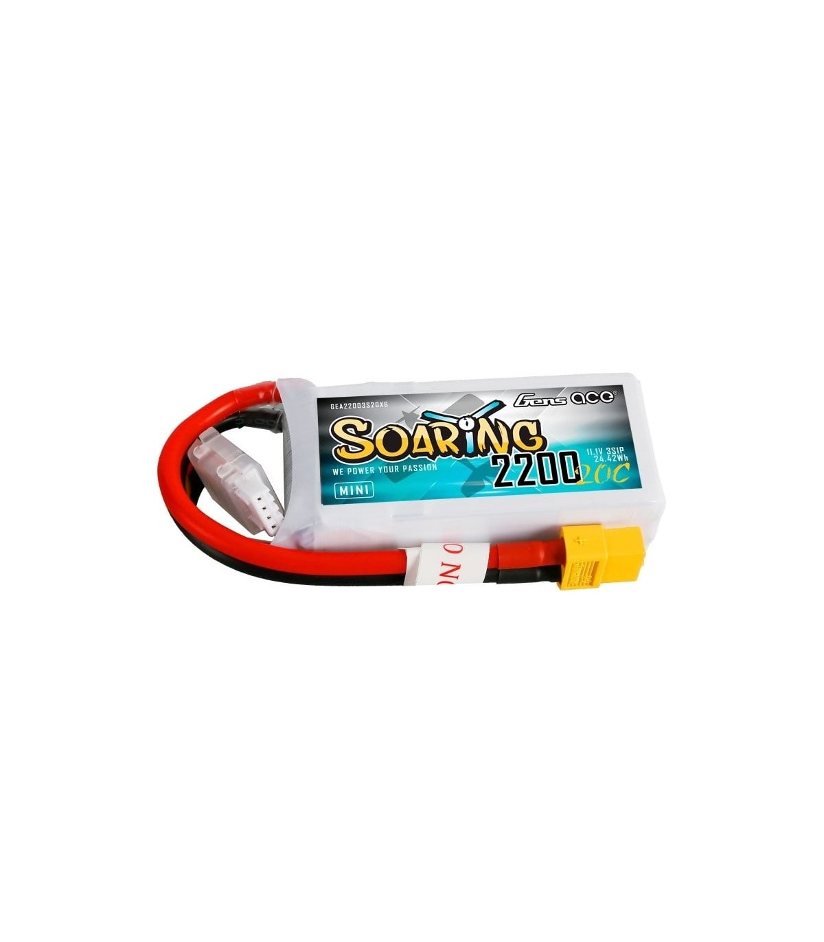 Lipo Batterij stijgende Mini 3S 2200mAh 20C